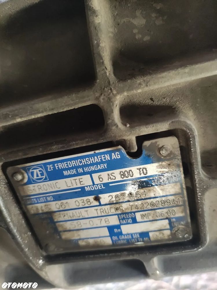 SKRZYNIA BIEGÓW Automat 6AS800 Gama D 240 - 2