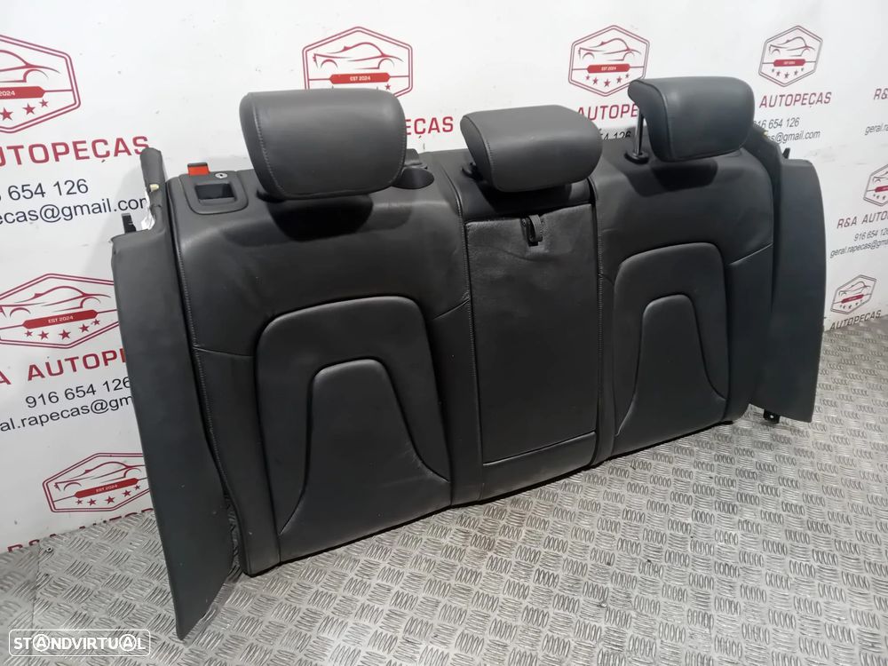 Conjunto Bancos Trás Traseiro em Pele Audi A4 B8 Sedan em Pele Original - 6