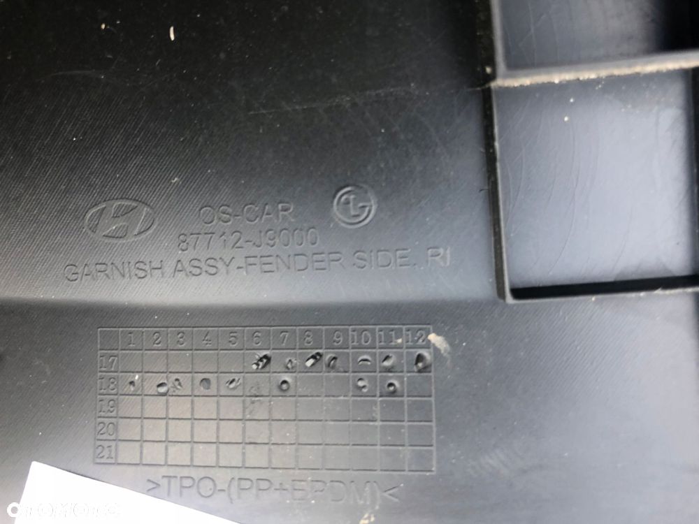 Hyundai Kona listwa na błotnik prawa - 2