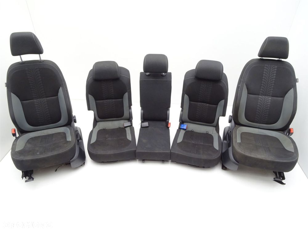 Komplet foteli kanapa tył prawy lewy tylna 8r0881105n skoda yeti i 5l - 4