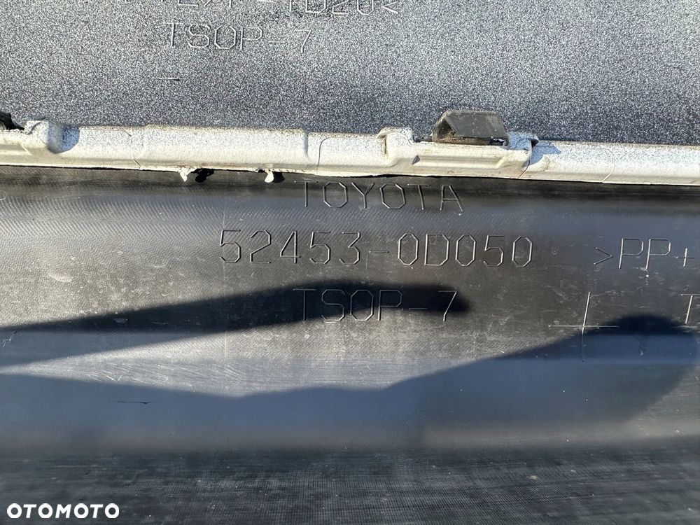 TOYOTA YARIS III LIFT ZDERZAK TYLNY ATRAPA DOLNA ORYGINAŁ 52453-0D050 - 3