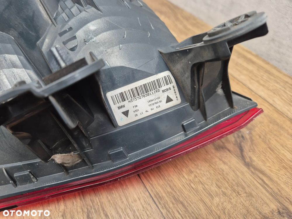 BMW 3 F30 LAMPY TYŁ TYLNE EUROPA KOMPLET 7372783 7372784 - 12