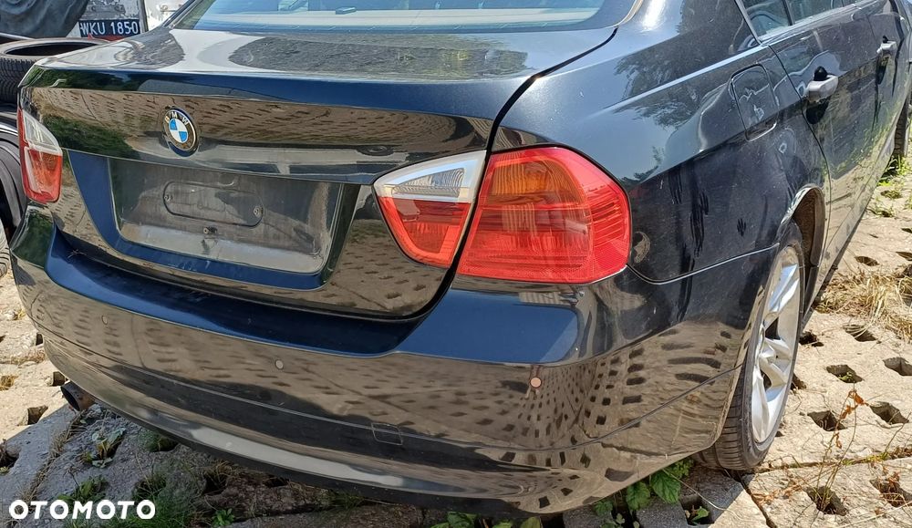 BMW e90  Black Sapphire Metallic 475 zderzak tył klapa lampy - 4