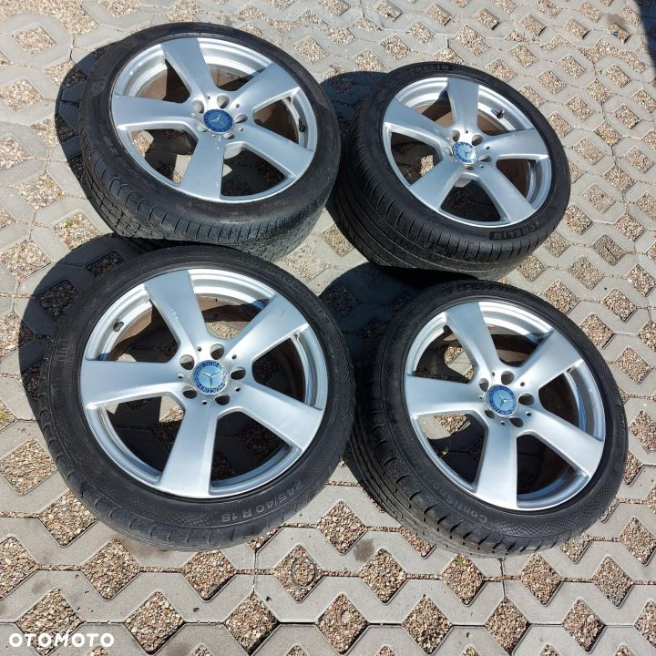 KOLA 18" MERCEDES E W212 W207 C W204 KOMPLETNE ORYGINALNE Z OPONAMI - 24