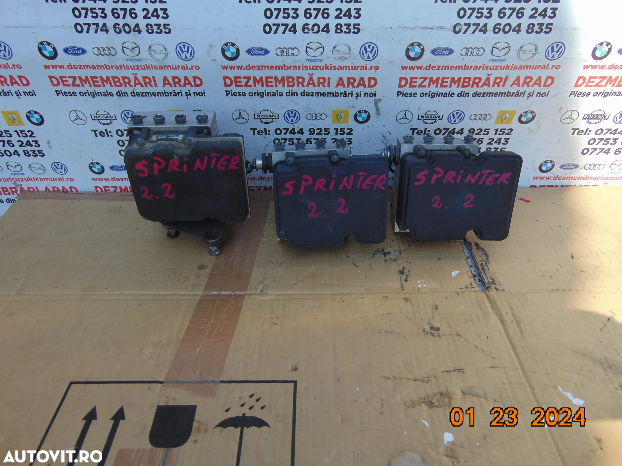 Modul abs Mercedes sprinter w906 ecu calculator abs cod a a - 2