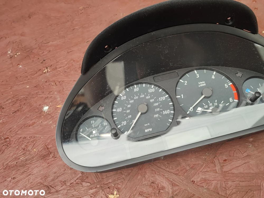 BMW E46 COUPE / CABRIO ORYGINALNY LICZNIK Z WERSJI ANGLIK MANUAL Z WERSJI DIESEL R4 O NR. 6 940 898  OEM SPRAWNY W 100% - 14