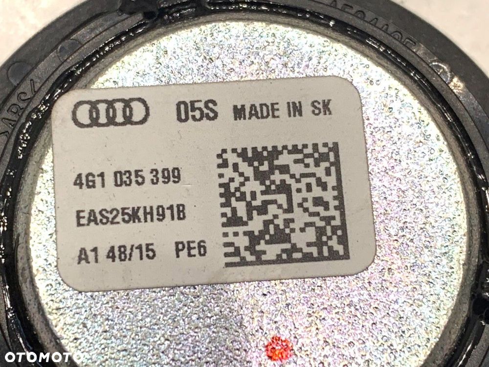 GŁOŚNIKI KOMPLET  AUDI A6 C7 Avant (4G5, 4GD) 2011 - 2018 3.0 TDI quattro 200 kW [272 KM] olej - 6