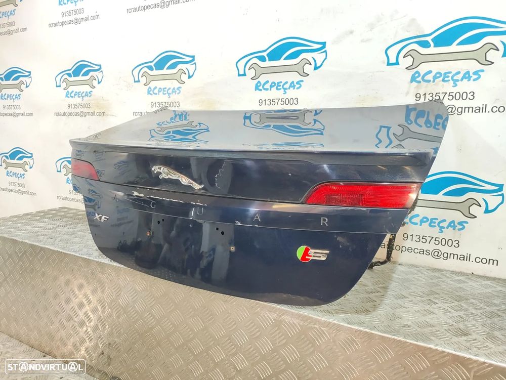 Porta Tampa Mala Jaguar XF 1 I X250 Farolins Fecho Puxador - 3