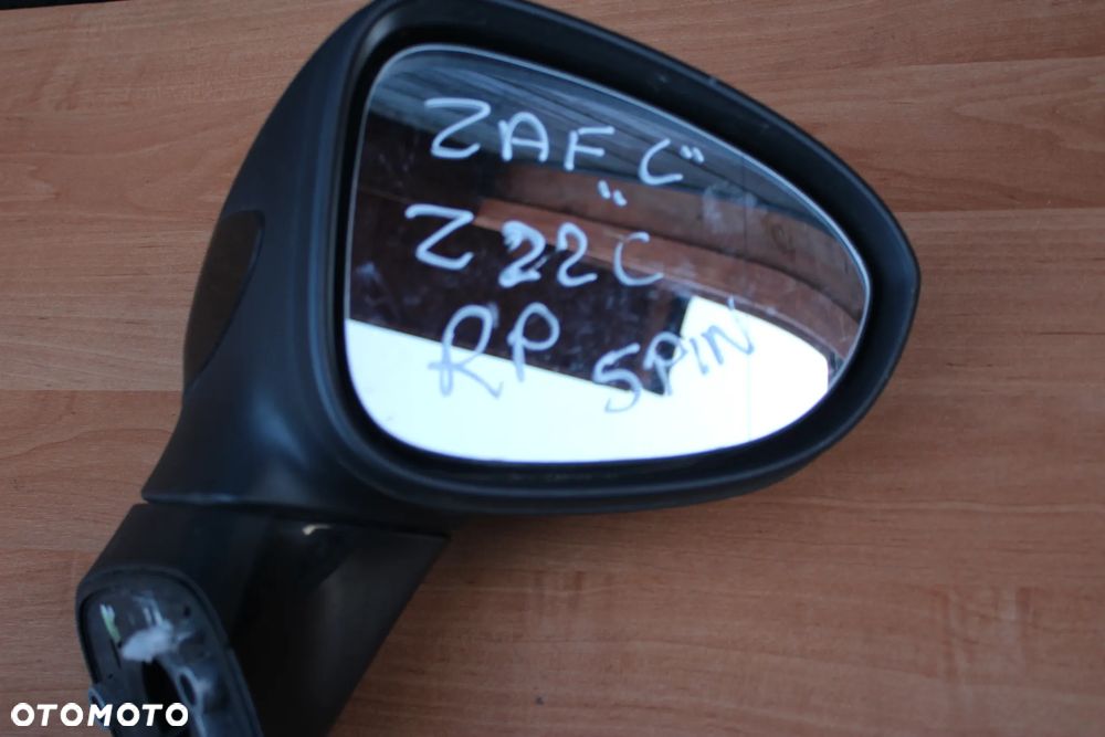 LUSTERKO ZEWNĘTRZNE PRAWE PRAWY PRZÓD OPEL ZAFIRA C Z22C 5 PINÓW UK - 3