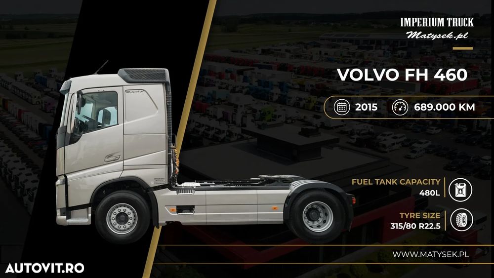 Volvo FH 460 / CABINĂ JOSĂ / I-SHIFT / - 3