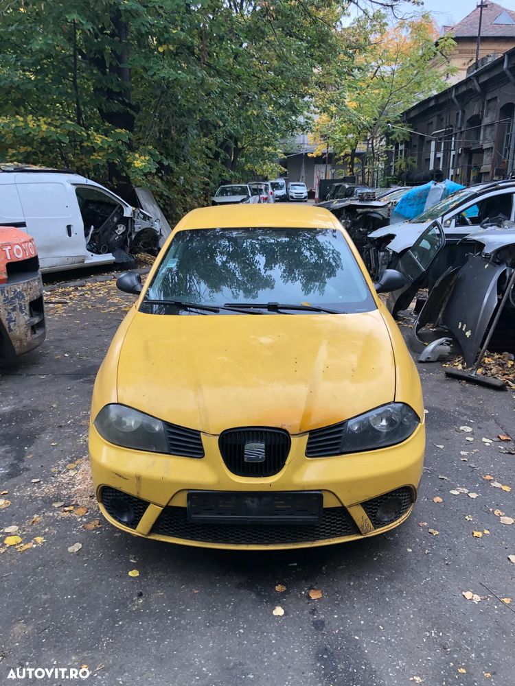Dezmembrez Seat Ibiza 6L facelift 2007 galben 1,4 TDI cod BNV - 5
