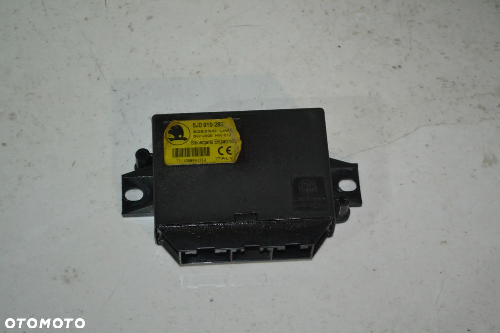SKODA FABIA II ROOMSTER MODUŁ STEROWNIK CZUJNIKÓW PARKOWANIA PDC 5J0919283 - 1