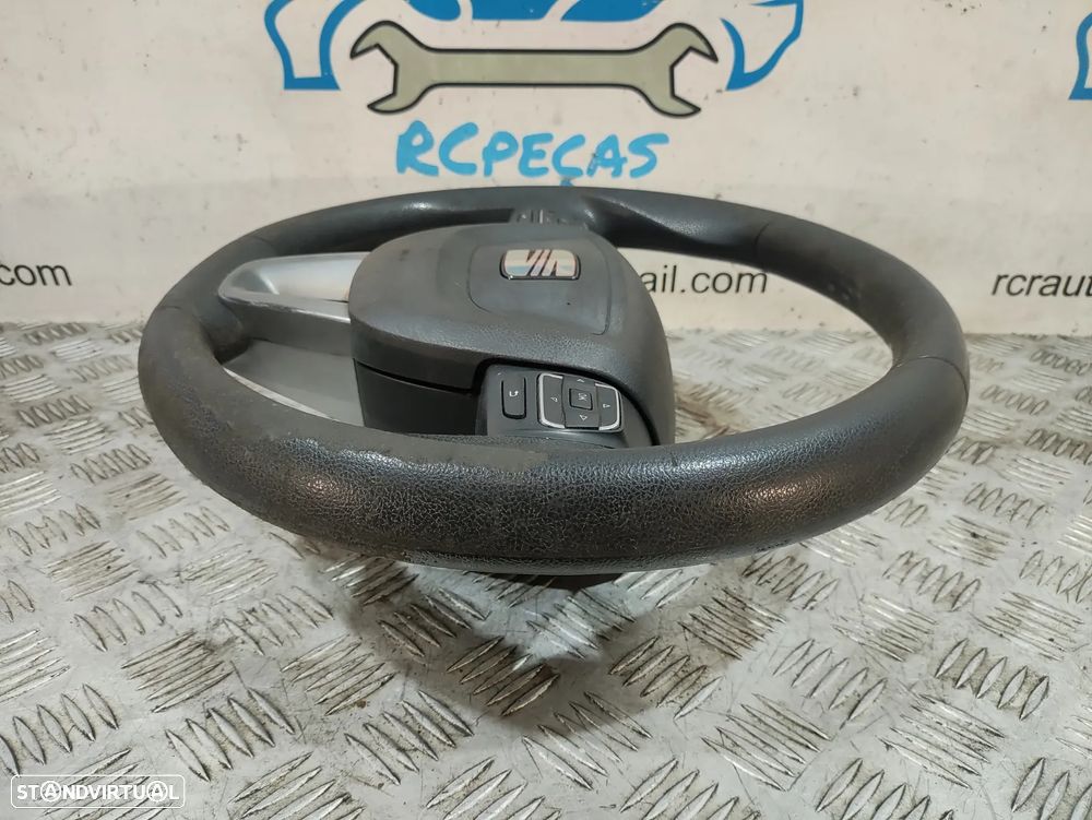 Volante Completo Pele Seat Leon 1P Multifunções - 14