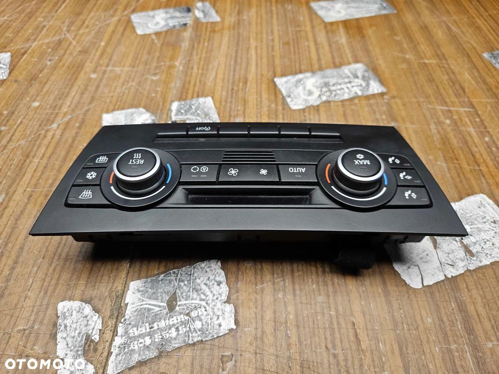 Klimatronik Panel Sterowania Nawiewu Klimatyzacji Ramka Dekor BMW 3 E90 E91 Europa 2009r - 6