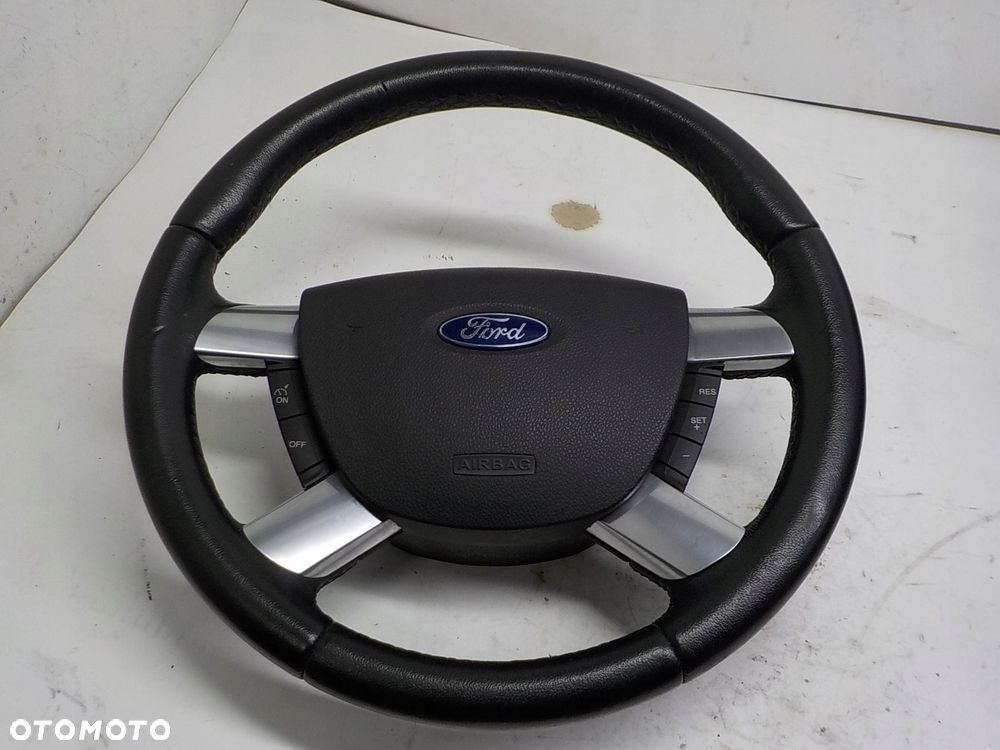 FORD FOCUS II MK2 LIFT FL KIEROWNICA SKÓRA MULTI AIRBAG PODUSZKA KIEROWCY - 1