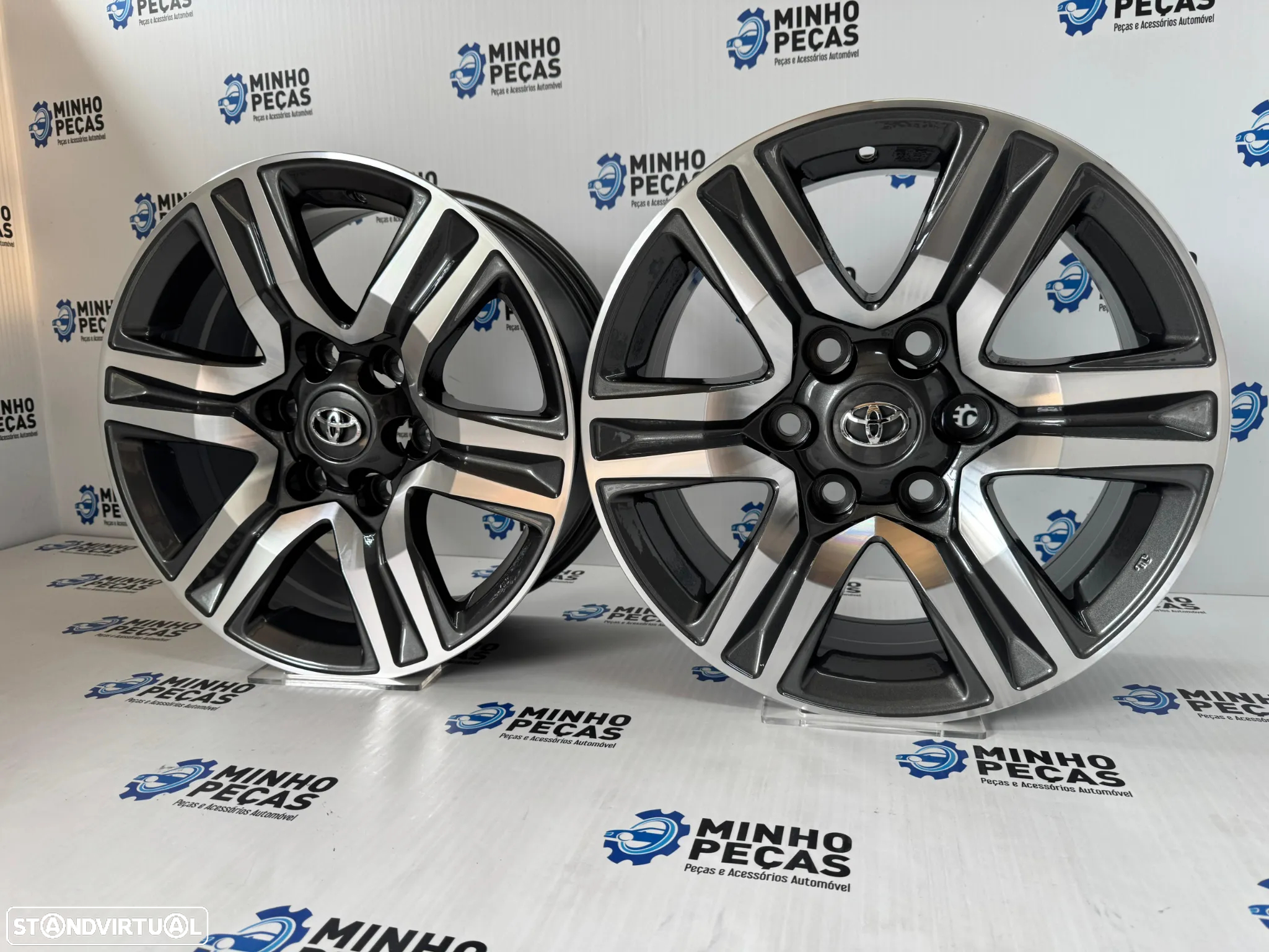 Jantes Look Toyota Hilux SRX/SW4 em 17 (6x139.7) Gunmetal Machined - 2