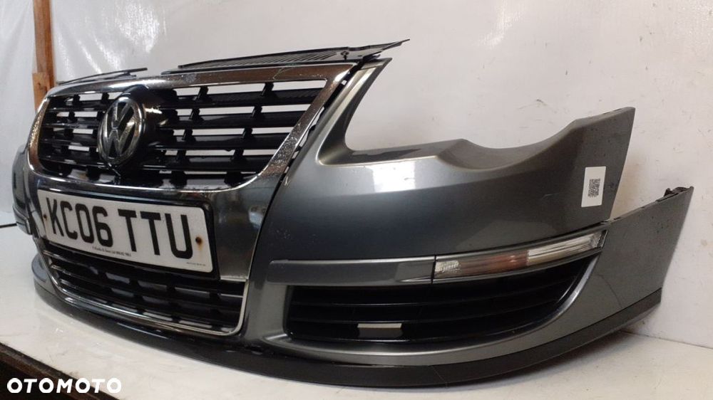 * ZDERZAK PRZÓD PRZEDNI DO VOLKSWAGEN VW PASSAT B6 LA7T SZARY - 2
