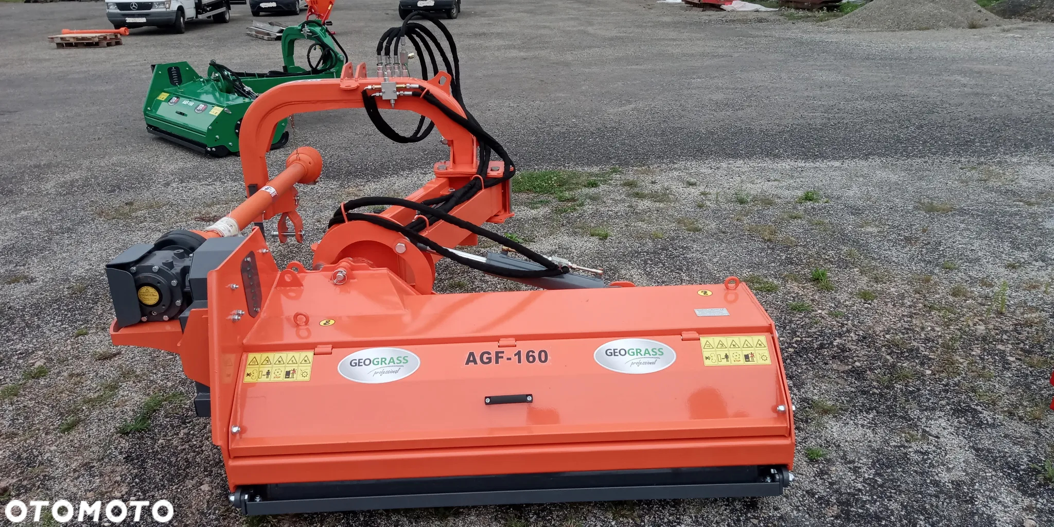 Inny Kosiarka Bijakowa tylno boczna AGF 160 Geograss Mulczer Rozdrabniacz  na wysięgniku Raty Transport - 5