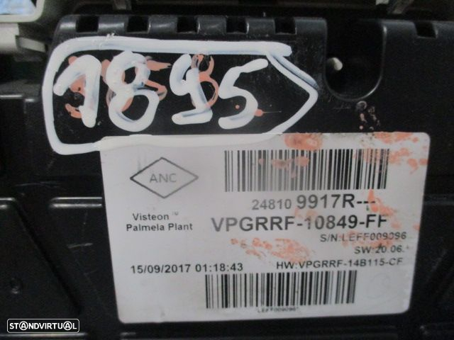 Centralina 237106319R 0281033119  23718281R   248109917R  487004399R   285901547R  A2C92561706  RENAULT CLIO 4 SW 2017 1.5DCI 90CV 5P CINZA BOSCH - 7