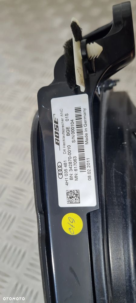 AUDI A8 D4 Głośnik 4H1035481 - 7
