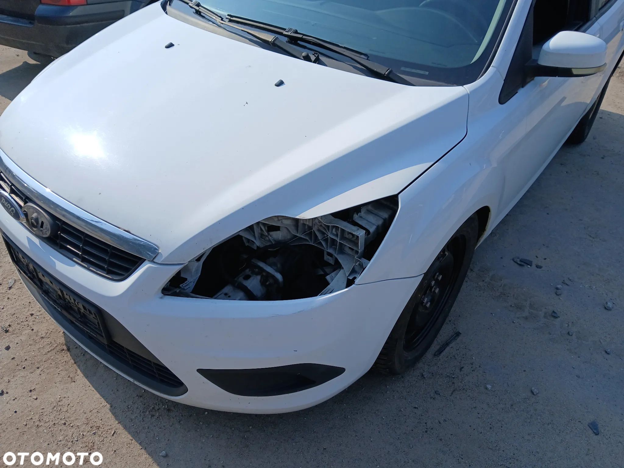 ford focus MK2 lift frozen white H7 maska pokrywa silnika klapa bagażnika zderzak lampa reflektor pas - 1