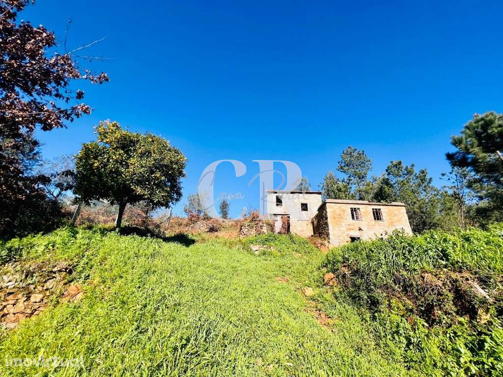 Ruína para reconstrução implantada em terreno com boa vista, a confron - Grande imagem: 4/24