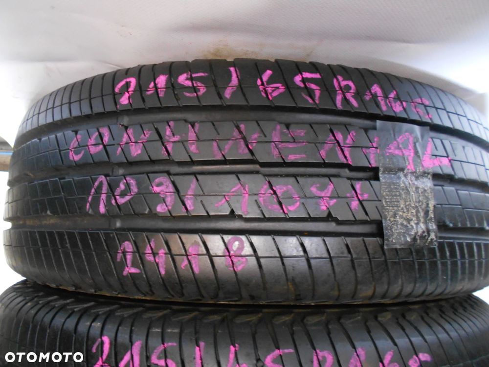 OPONY 215/65R16C CONTINENTAL VANCO2 DOT 2418  / 4617  9.5MM - 2
