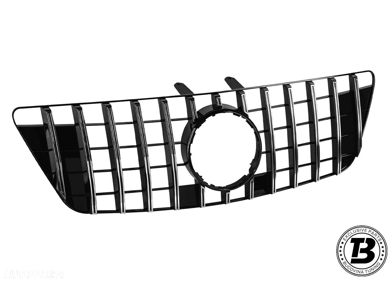 Grila compatibila cu Mercedes ML W164 Panamericana Crom Design - 7