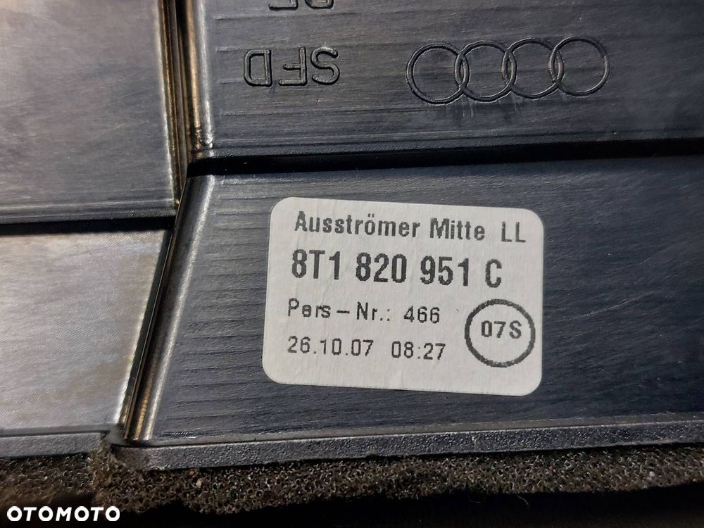 KRATKA NAWIEWU ŚRODKOWA AUDI A4 B8 8T1820951C 8K1857186D - 4