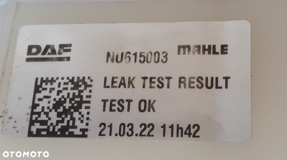 ZBIORNICZEK ZBIORNIK WYRÓWNAWCZY WODY DAF XF XG XG+ 2161881  615003 - 5