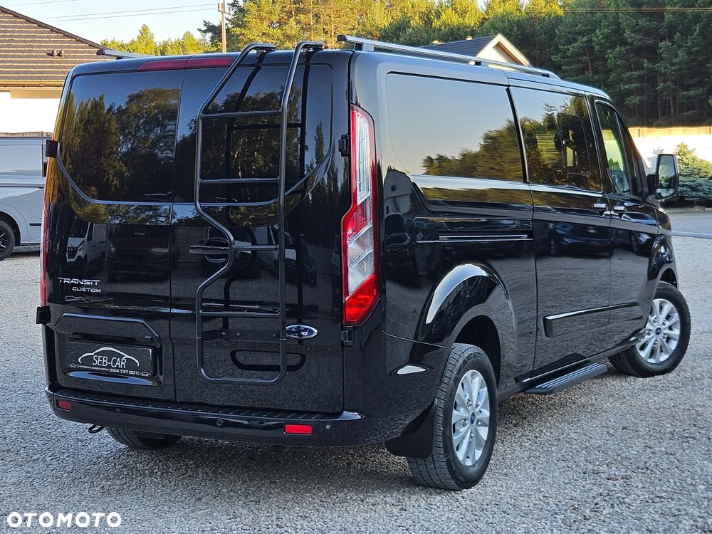 Ford TRANSIT CUSTOM L2H1 Long Brygadowy 5-os WINDA Max WERSJA XENONY SalonPL FV23% - 4