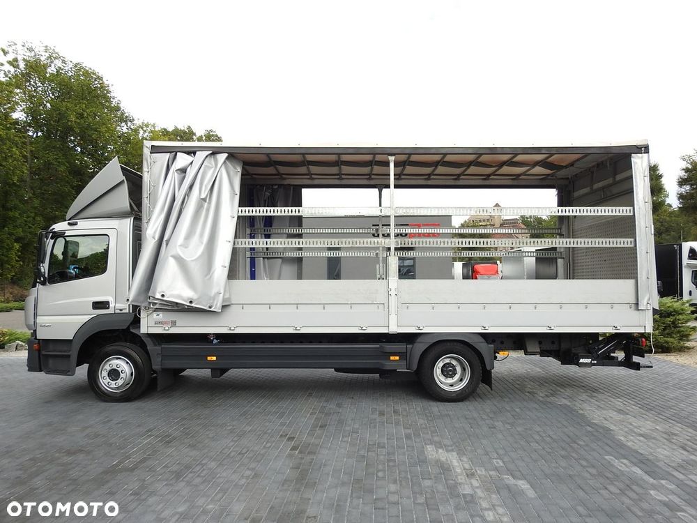 Mercedes-Benz ATEGO 1221 PLANDEKA WINDA 16 PALET WEBASTO KLIMATYZACJA PNEUMATYKA BLIŹNIACZE KOŁA  230KM - 9