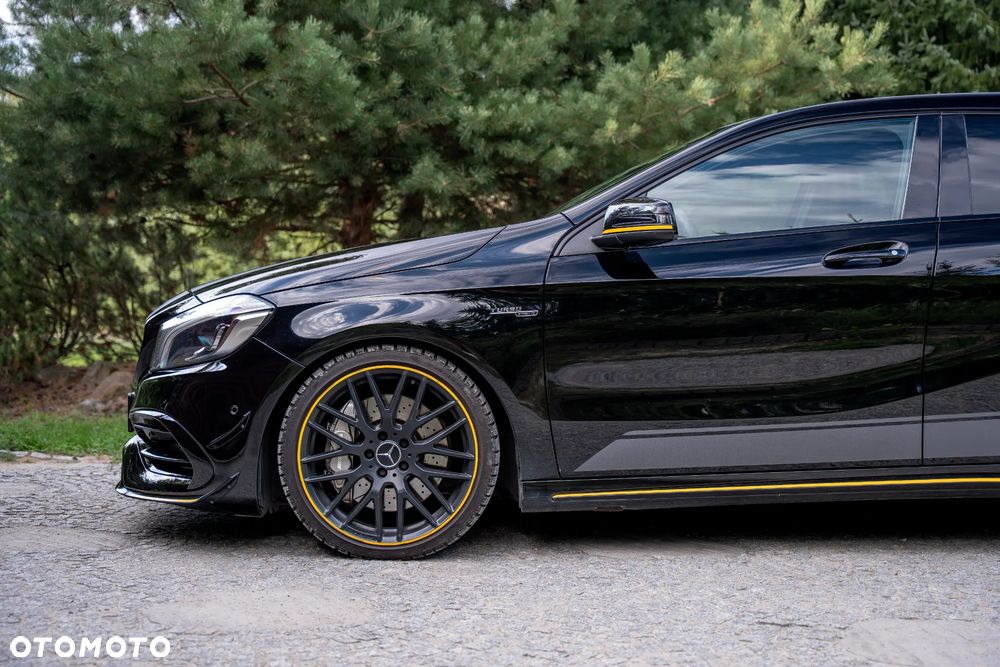 Mercedes-Benz Klasa A AMG 45 4Matic AMG Speedshift 7G-DCT Yellow Night Edition - 9