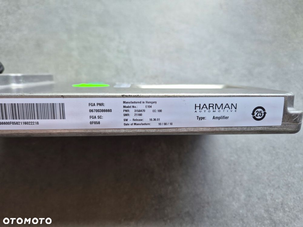 wzmacniacz maserati quattroporte vi lift 06700386660 - 2