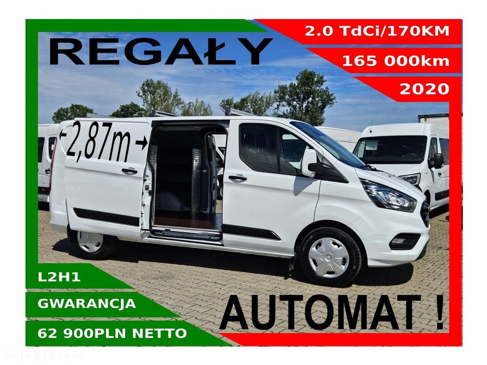 Ford transit-custom L2H1 *62900zł NETTO* regały 2.0TdCi/170KM - 1