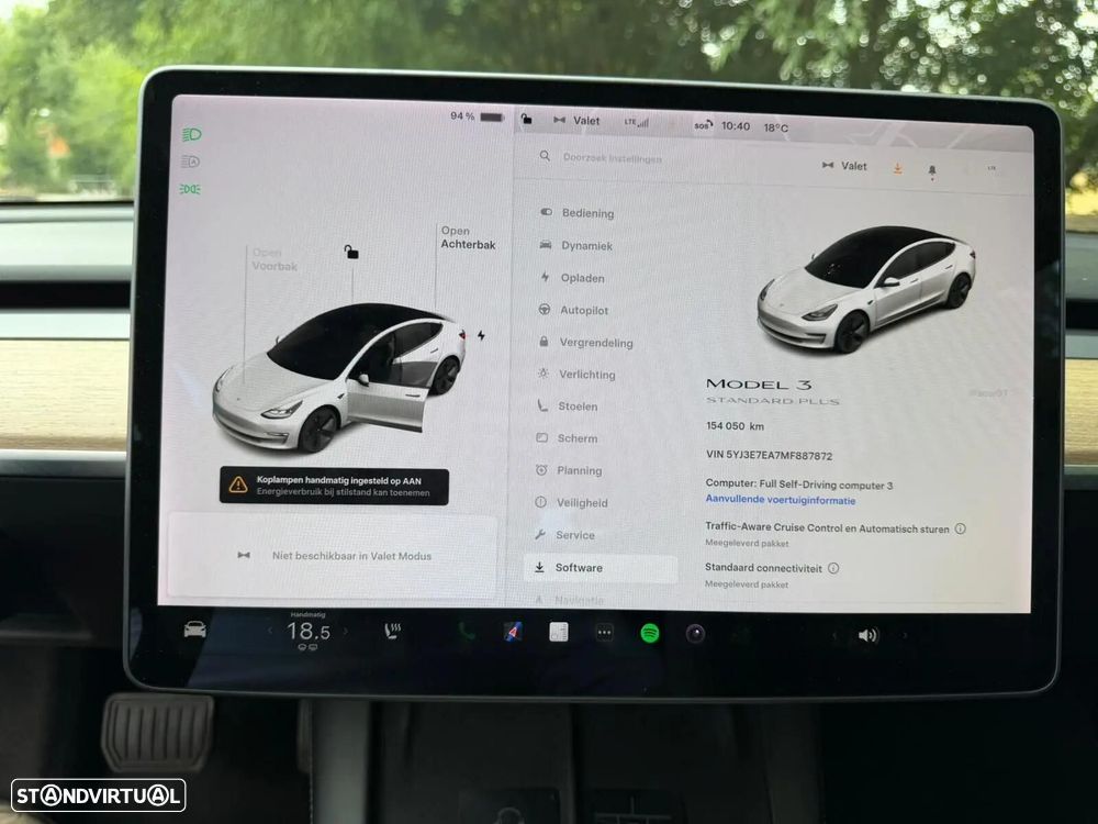 Tesla Model 3 Standard Range Plus RWD — fotografia 19