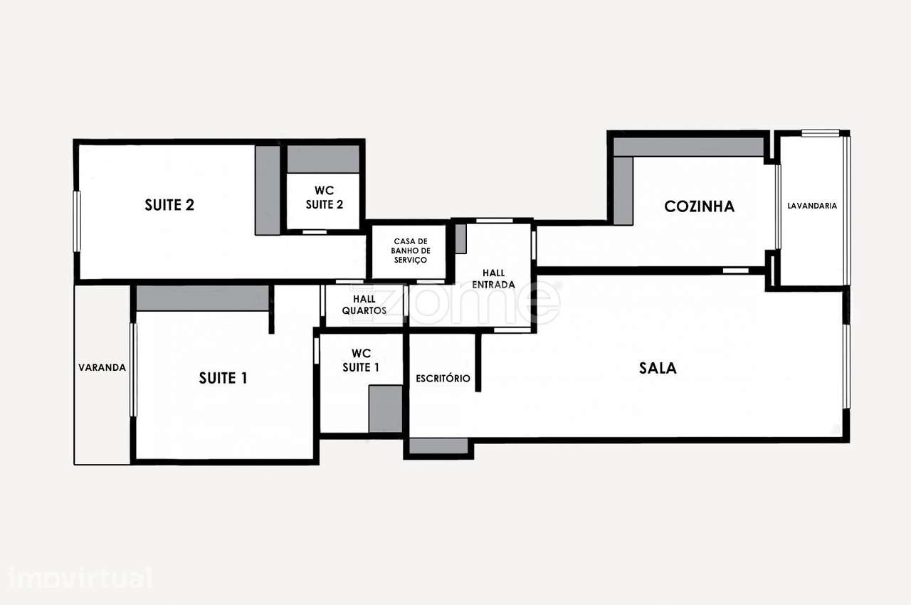 Apartamento T2+1 Renovado, Varanda e Garagem - Rua da Venezuela, Porto - Grande imagem: 4/47