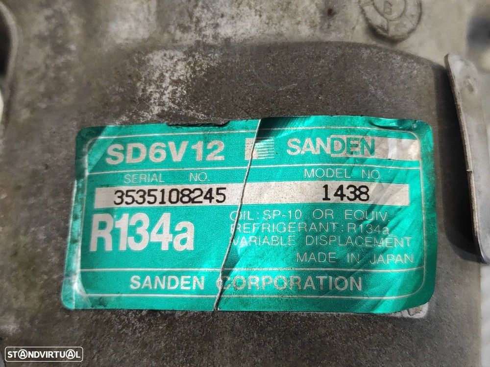 COMPRESSOR AR CONDICIONADO PEUGEOT 206 FASTBACK 2003 - 5
