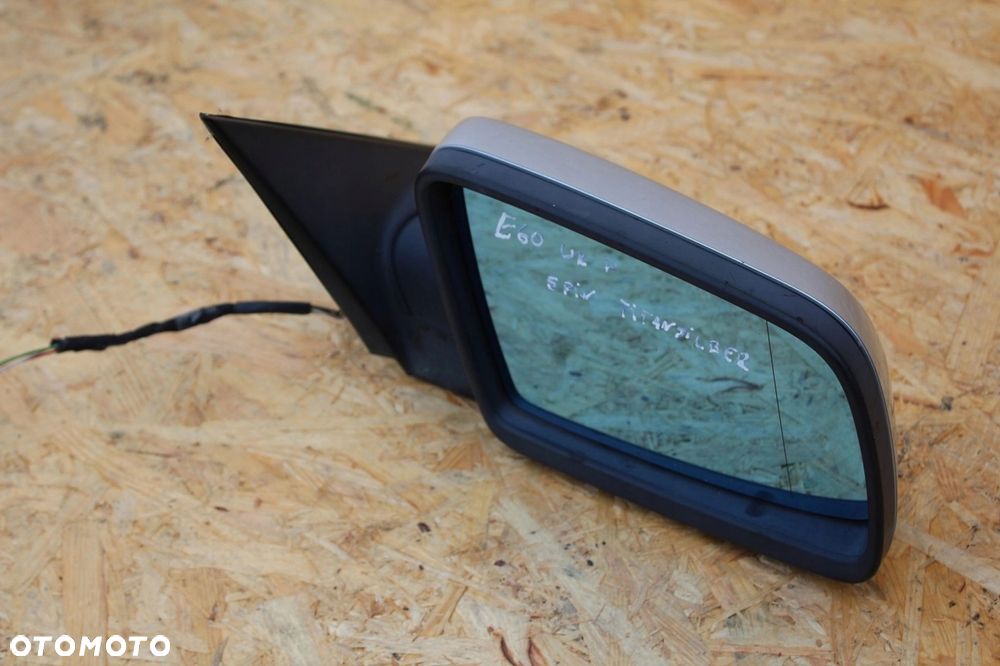 Lusterko PRAWE BMW e60 e61 TITANSILBER 5 pin UK - 3