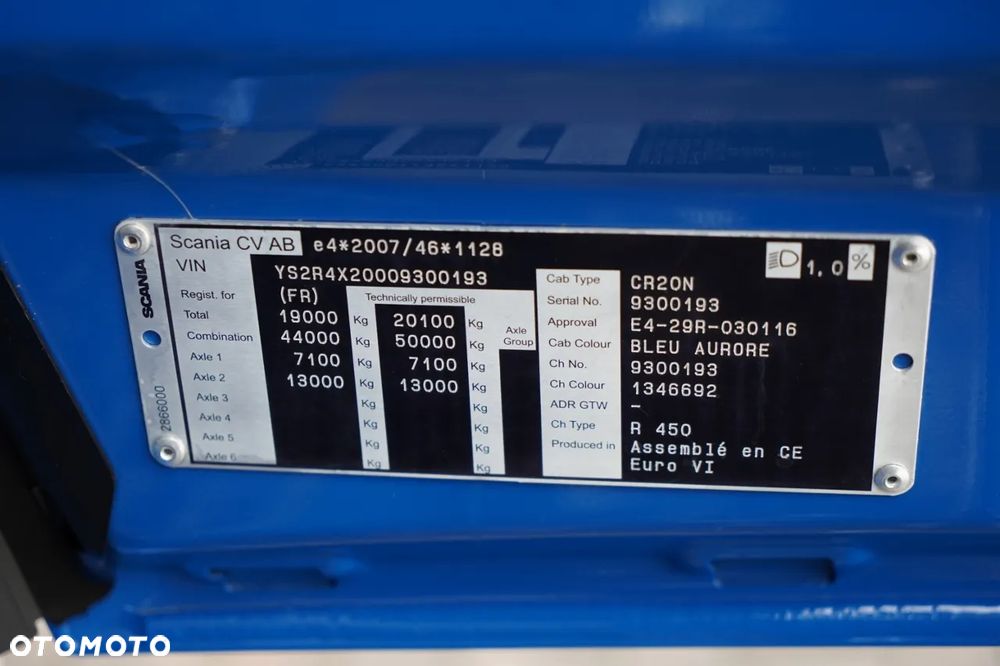 Scania R 450  / RETARDER / PEŁNY ADR /  KLIMATYZACJA POSTOJOWA / ALUFELGI / 2022 ROK / - 35