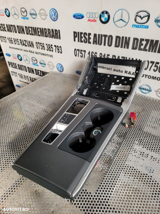Suport Pahare Ornament Consola Centrala Schimbator Cotiera Audi S6 A6 Allroad 4K C8 Dupa 2018 - 4