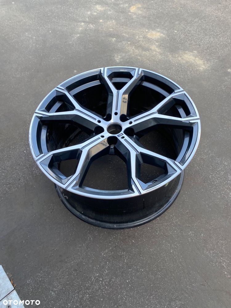 BMW X5 G05 X6 G06 X7 G07 M pakiet M-pakiet ORYGINALNA ! felga aluminiowa tylna 21 cali 21” 10.5x21 ET43 5x112 10.5 10 1/2 Jx21 ET 43 8071999  032610 - 4
