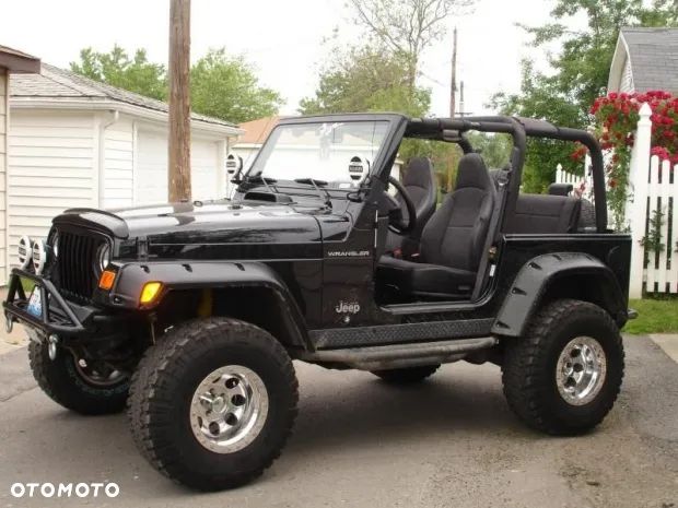 JEEP WRANGLER TJ 17cm POSZERZENIA NADKOLI NADKOLA 4 SZTUKI PODKŁAD - 6