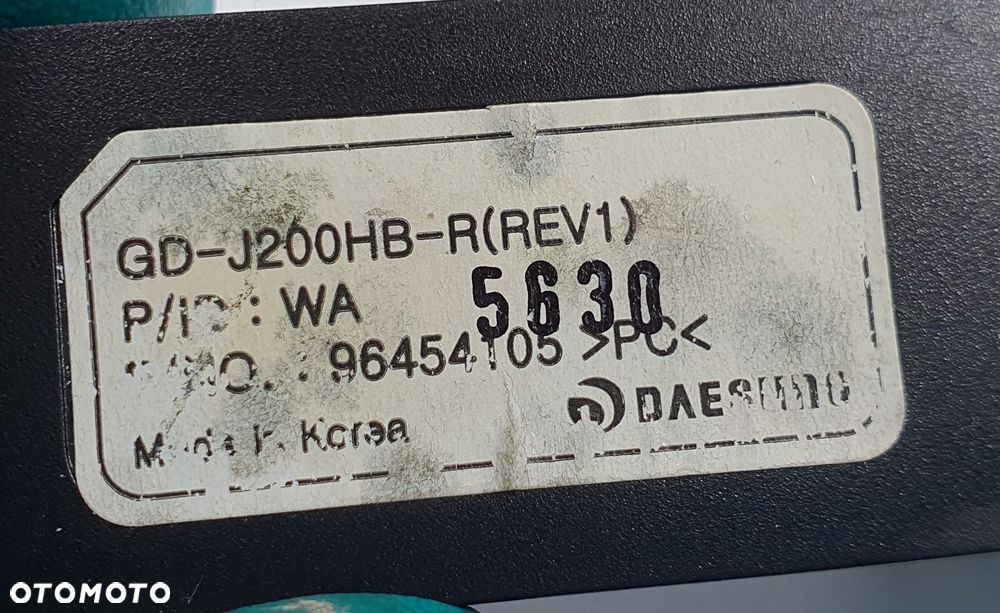 WZMACNIACZ ANTENY CHEVROLET LACETTI 96454105 - 5
