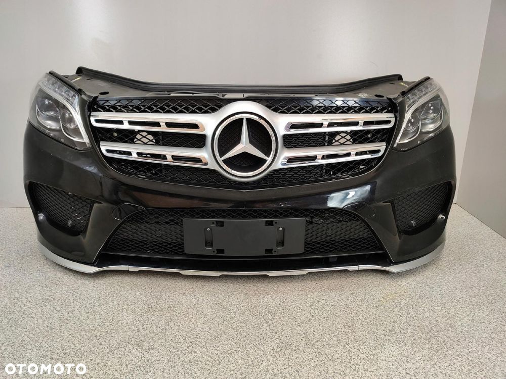 MERCEDES GLS W166 AMG ZDERZAK CHŁODNICE WZMOCNIENIE LAMPY FULL LED ILS - 1