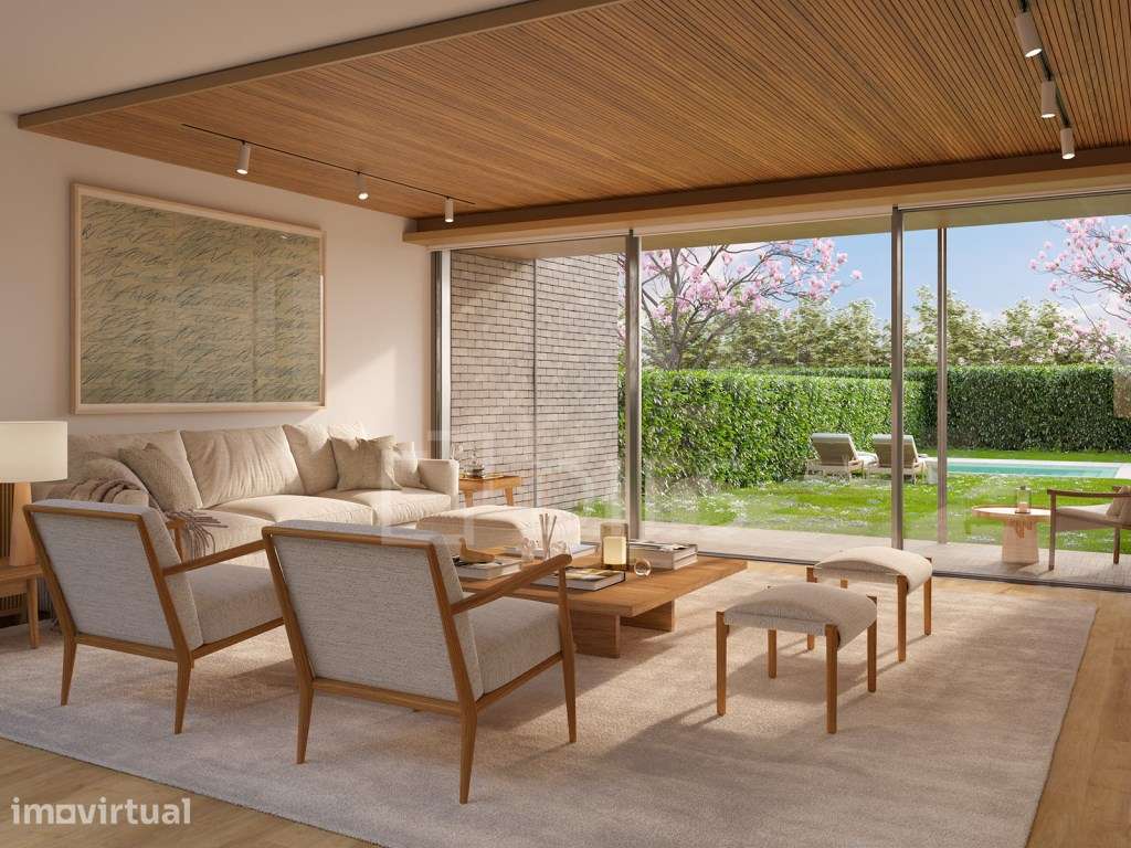 Moradia T4+1 com jardim em novo condomínio fechado na Foz Velha - Grande imagem: 2/43