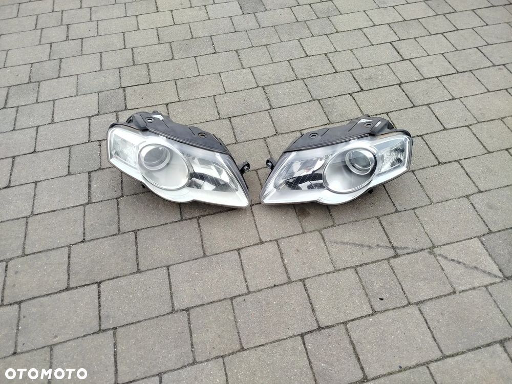 VW Passat B6 komplet lamp przednich - 1