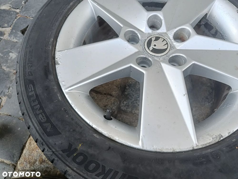 Felgi Aluminiowe 16 Skoda Octavia 3 5x112 ET46 5E0601025H Koła VW Seat Audi 6,5Jx16H2 - 6