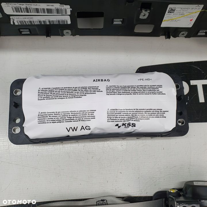 PORSCHE PANAMERA 971 DESKA ROZDZIELCZA KONSOLA KOKPIT PULPIT PODUSZKI AIRBAG AIR BAG PASY KURTYNA KIT SET - 12