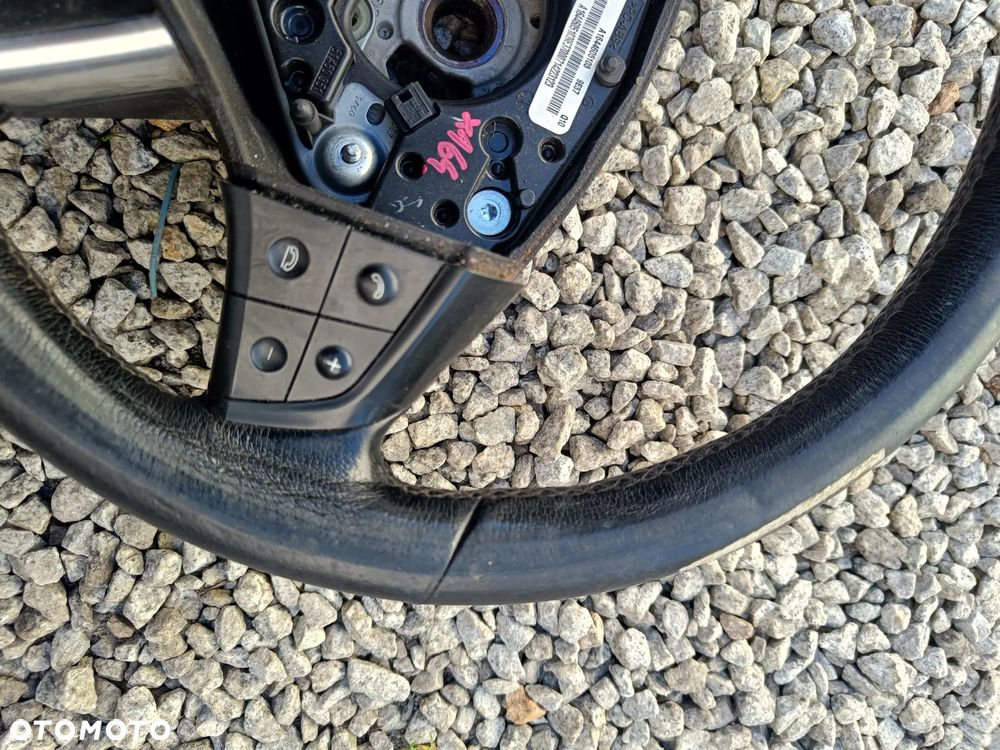 MERCEDES W164 ML X164 GL W251 KIEROWNICA CZARNA SKÓRZANA ŁOPATKI - 5